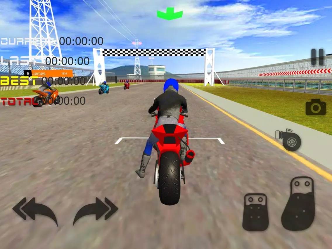 Tangkapan layar Dirt Bike Rally : Bike Race iPad 