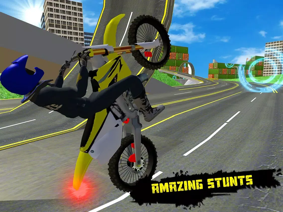 Turbo Bike Rider - Stunt Mania iPad  Screenshots