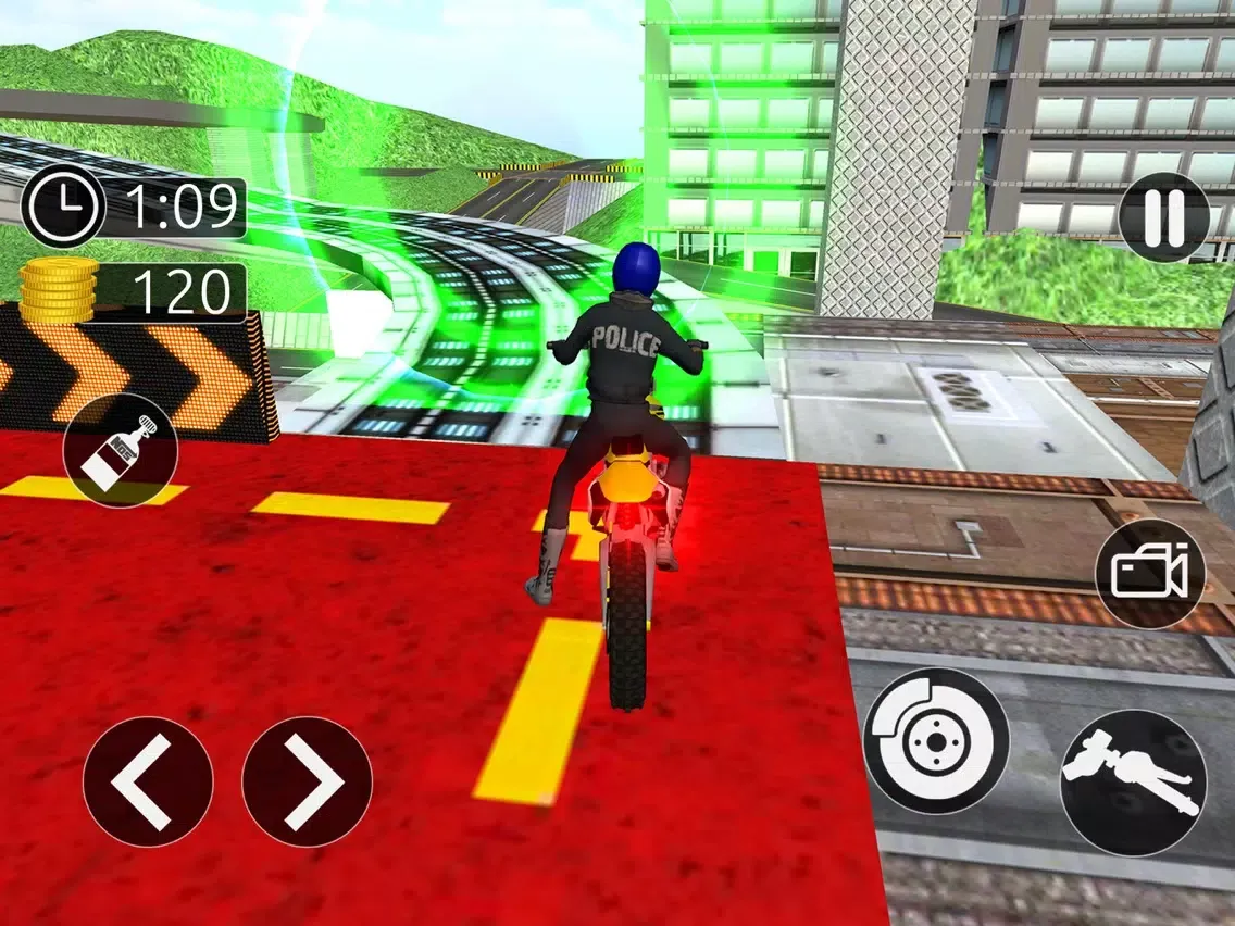 Turbo Bike Rider - Stunt Mania iPad  Screenshots