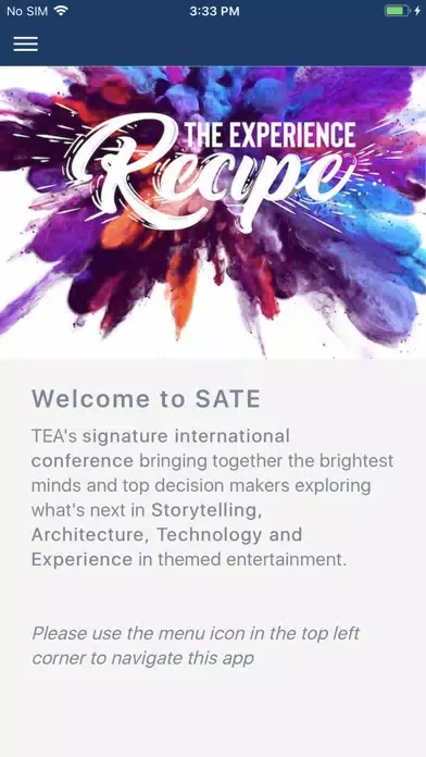 TEA Events Screenshots