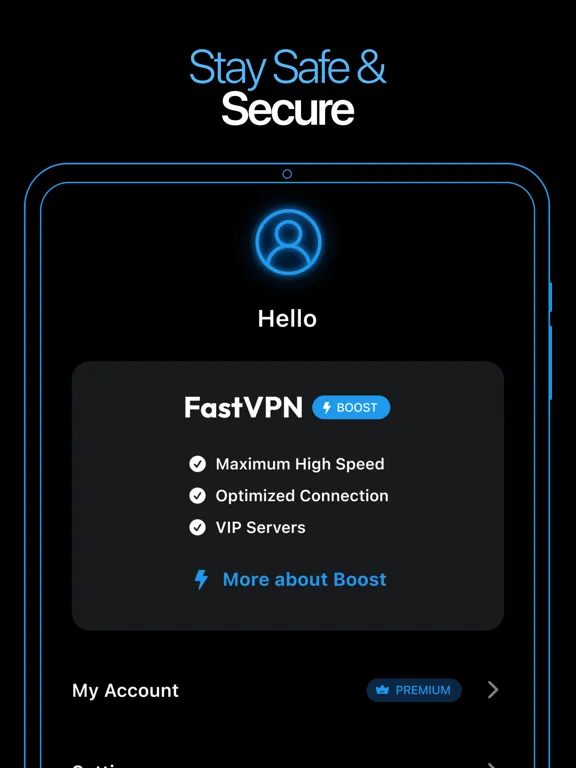 صور VPN - FastVPN iPad 