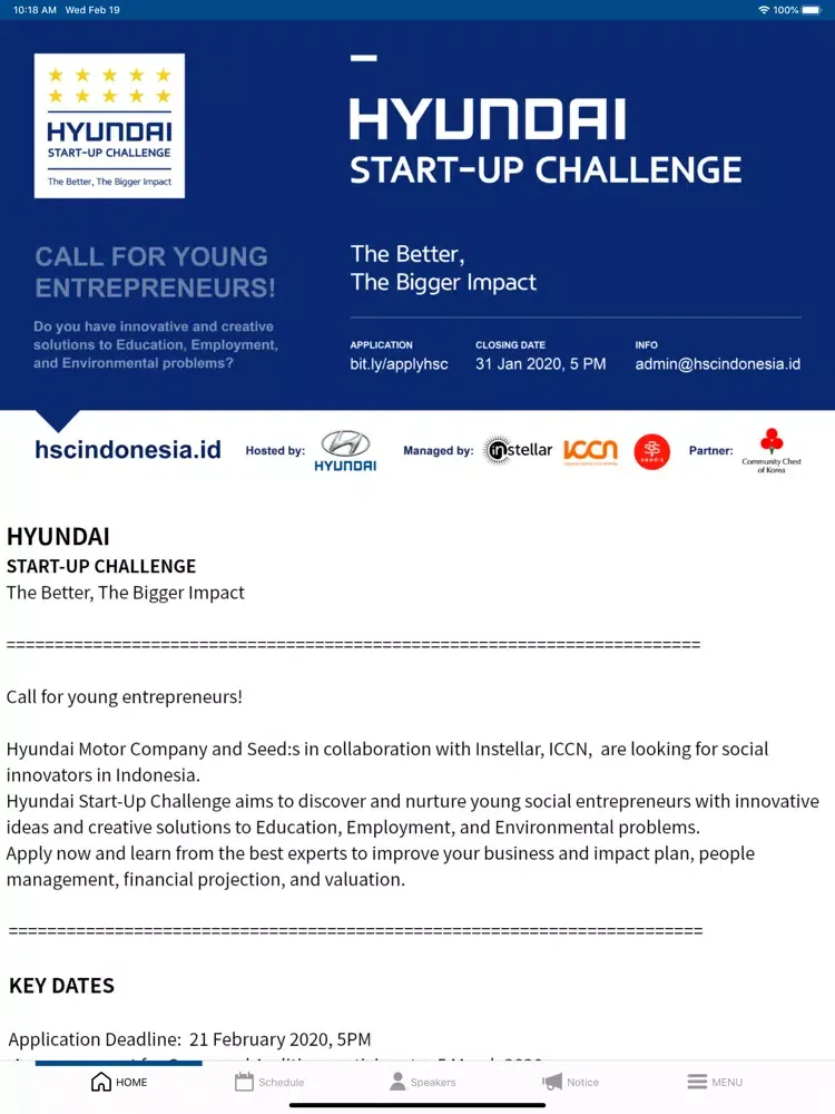 Hyundai Startup Challenge iPad  স্ক্রিনশট