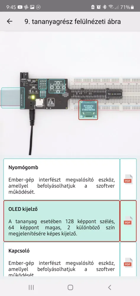 Capturas de tela do Crystal Clear Electronics