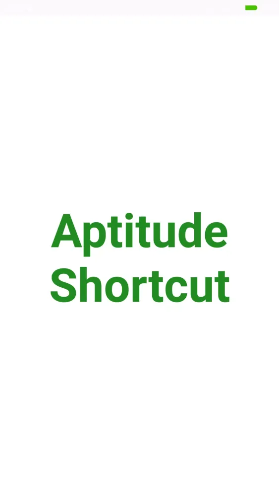 Aptitude Shortcut Screenshots