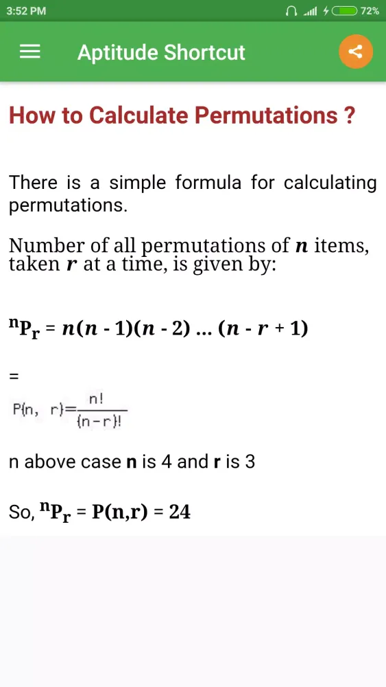 Aptitude Shortcut Screenshots