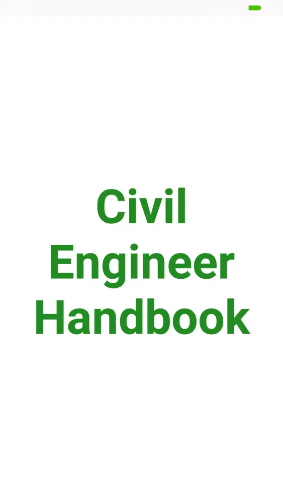 Screenshot di Civil Engineer Handbook