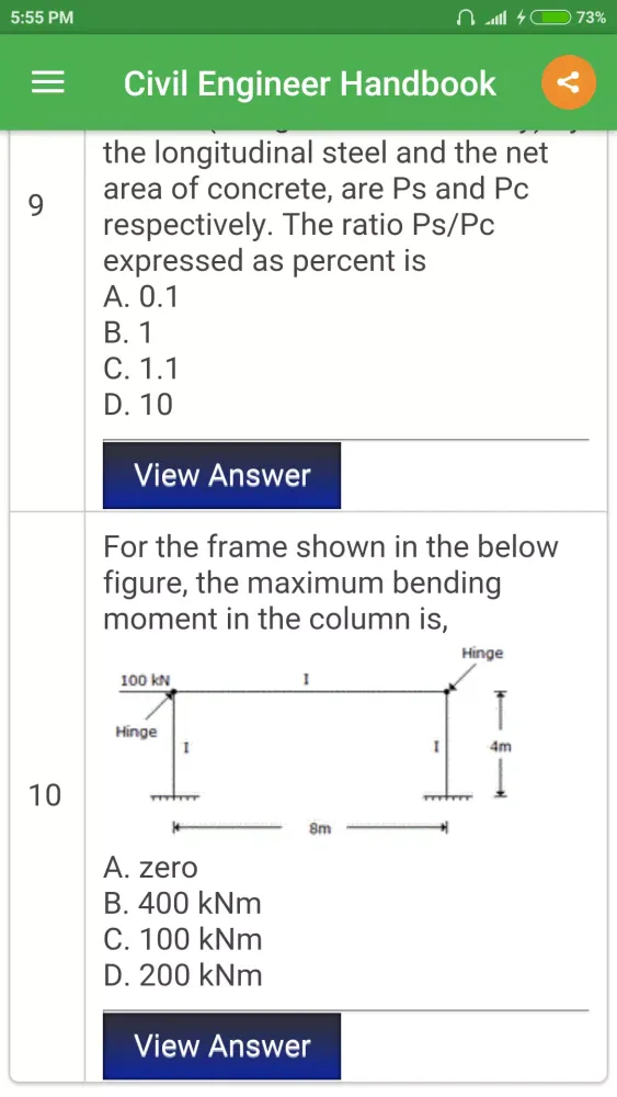 Screenshot di Civil Engineer Handbook