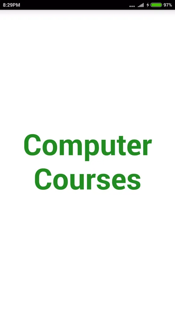 Computer Courses Screenshots