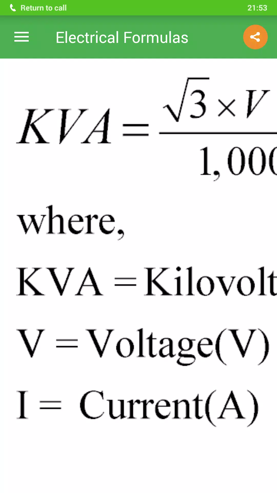 Electrical Formulas Screenshots5