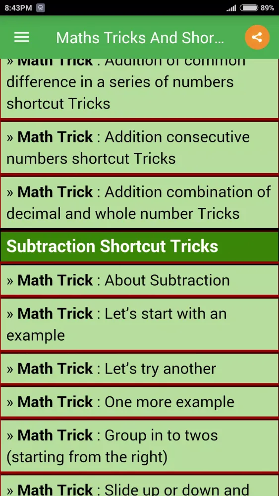 Maths Tricks And Shortcuts应用截图