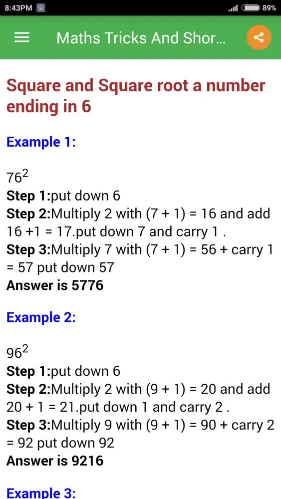 Maths Tricks And Shortcuts应用截图
