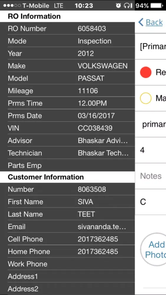 Xtime Inspect Screenshots