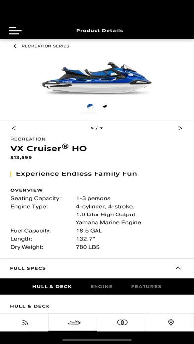 Zrzuty ekranu Yamaha WaveRunners