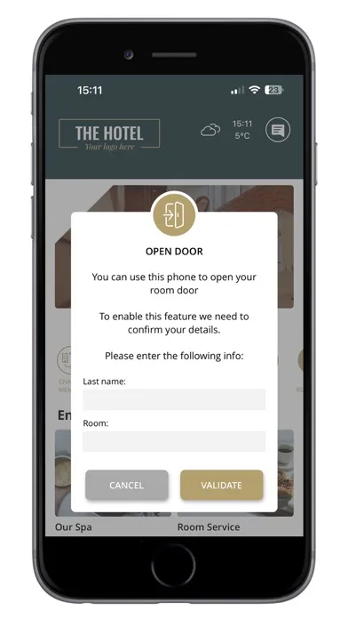 ภาพหน้าจอของ Nonius Mobile Guest App