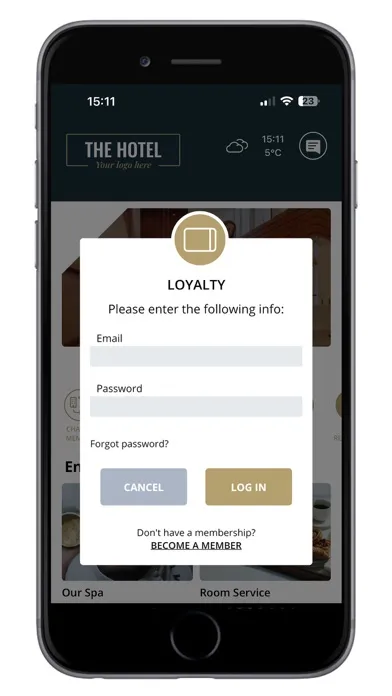 ภาพหน้าจอของ Nonius Mobile Guest App
