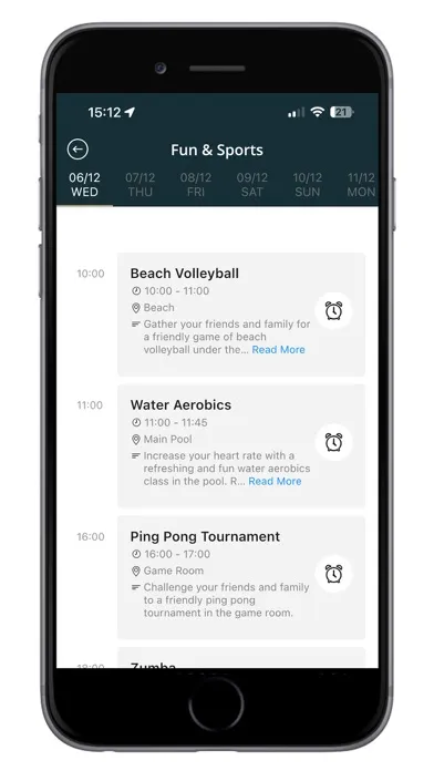 ภาพหน้าจอของ Nonius Mobile Guest App