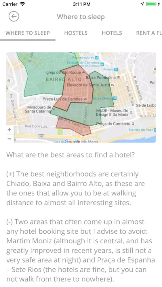 Ảnh chụp màn hình của All About Lisbon