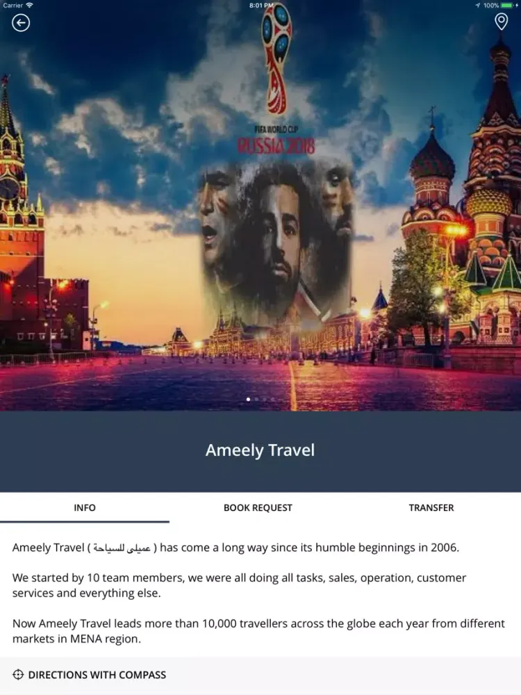 Ameely Travel iPad  スクリーンショット