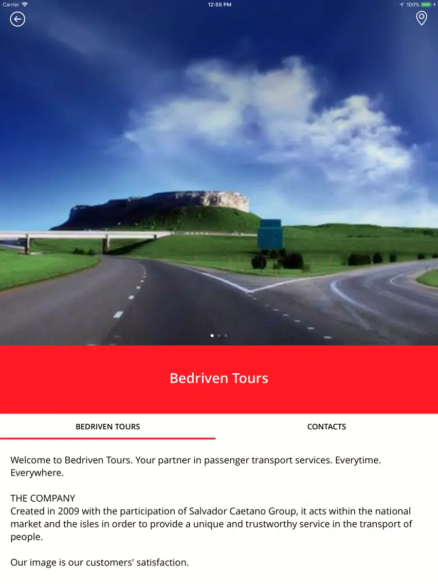 Bedriven Tours iPad  スクリーンショット