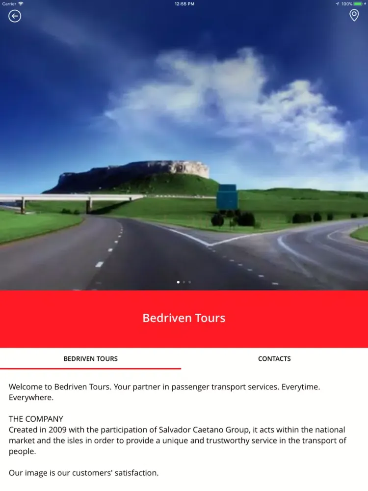 Bedriven Tours iPad  سکرین شاٹس