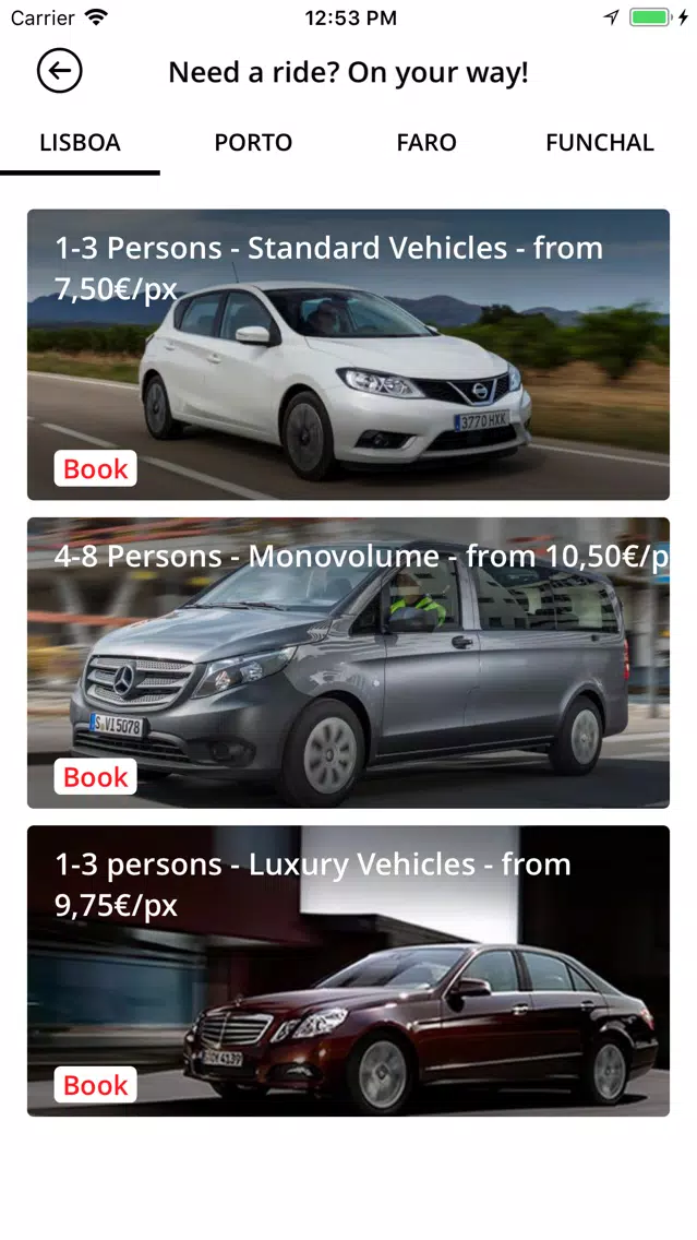 Bedriven Tours スクリーンショット