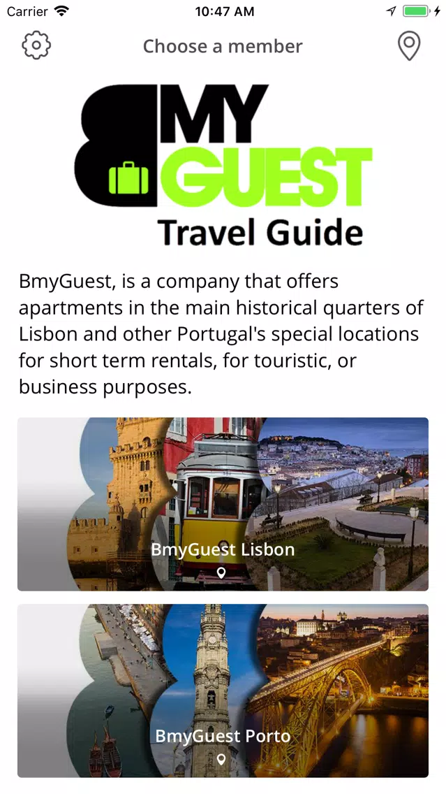 Zrzuty ekranu BmyGuest Travel Guide