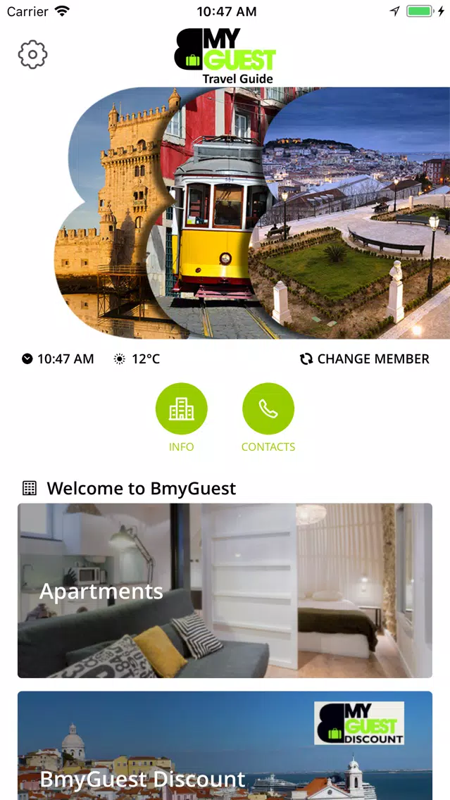 Zrzuty ekranu BmyGuest Travel Guide