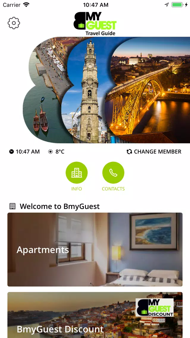 Zrzuty ekranu BmyGuest Travel Guide