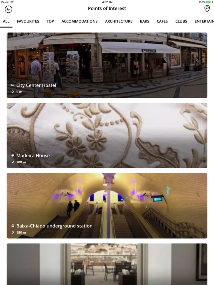 City Center Hostel Lisbon iPad 应用截图