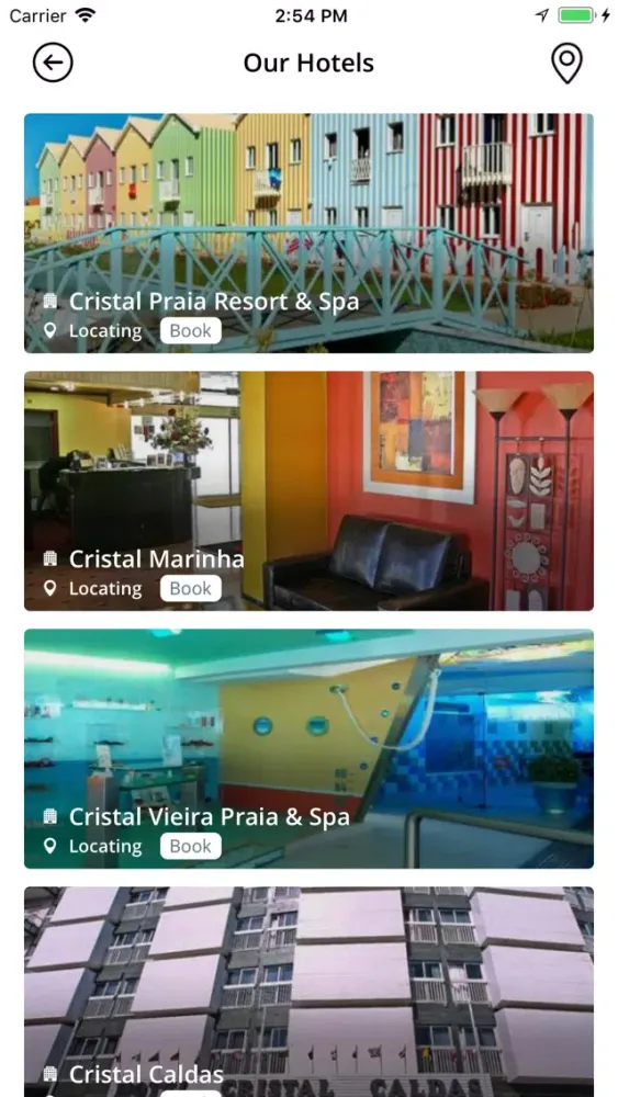 Screenshot di Hotéis Cristal