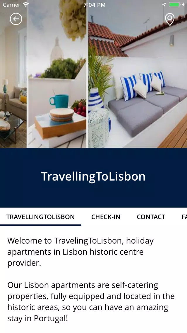 Capturas de tela do LisbonTrip - TravelingToLisbon