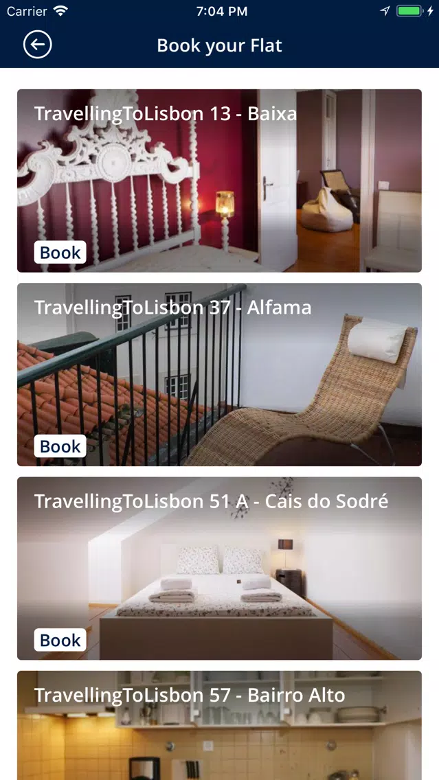 Capturas de tela do LisbonTrip - TravelingToLisbon