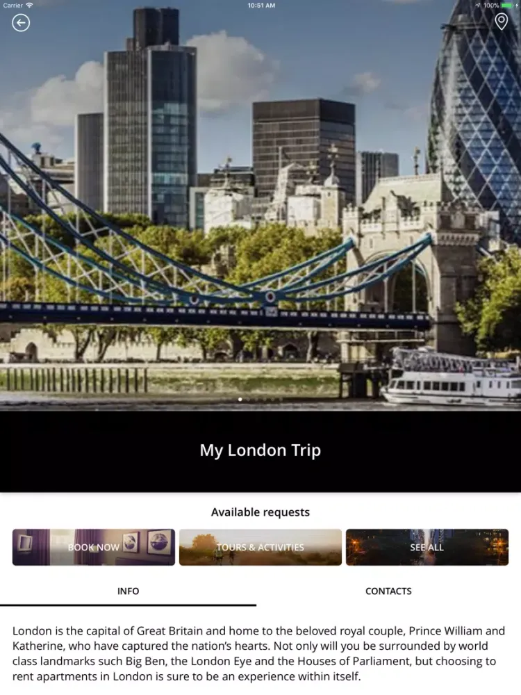 My London Trip iPad 应用截图