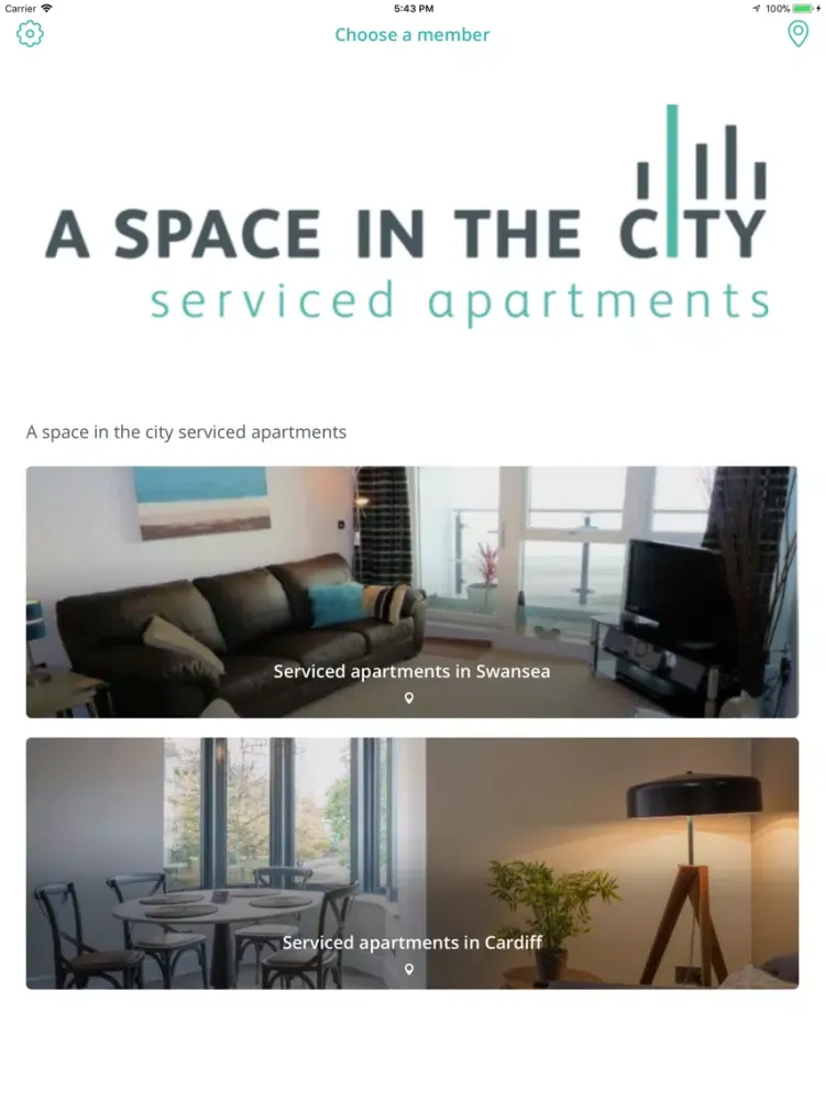 Zrzuty ekranu A Space in the City iPad 