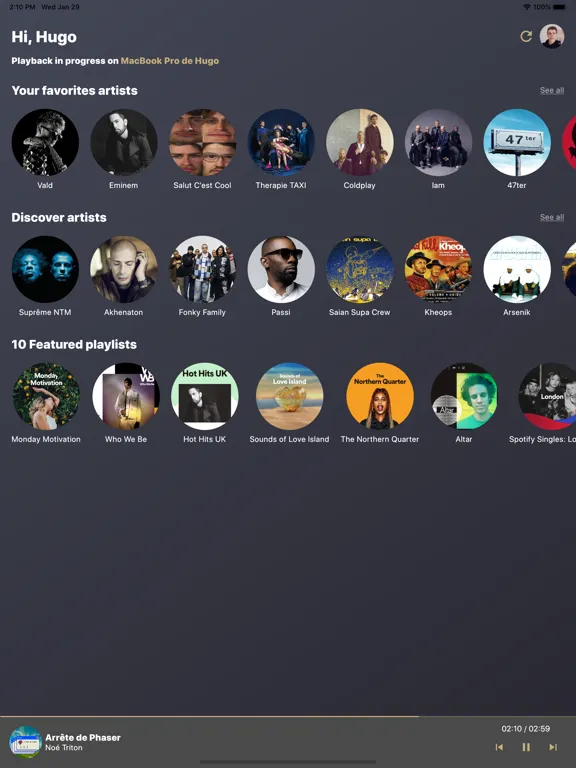 Freshify iPad 应用截图
