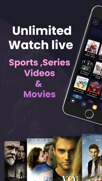 Captures d'écran de Xtream IPTV Smart Player