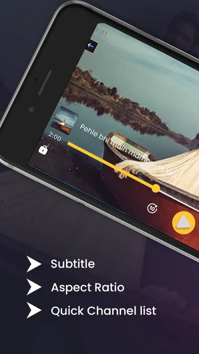 Captures d'écran de Xtream IPTV Smart Player