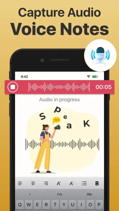 Capturas de tela do Notes+ for iPhone,Note Taking