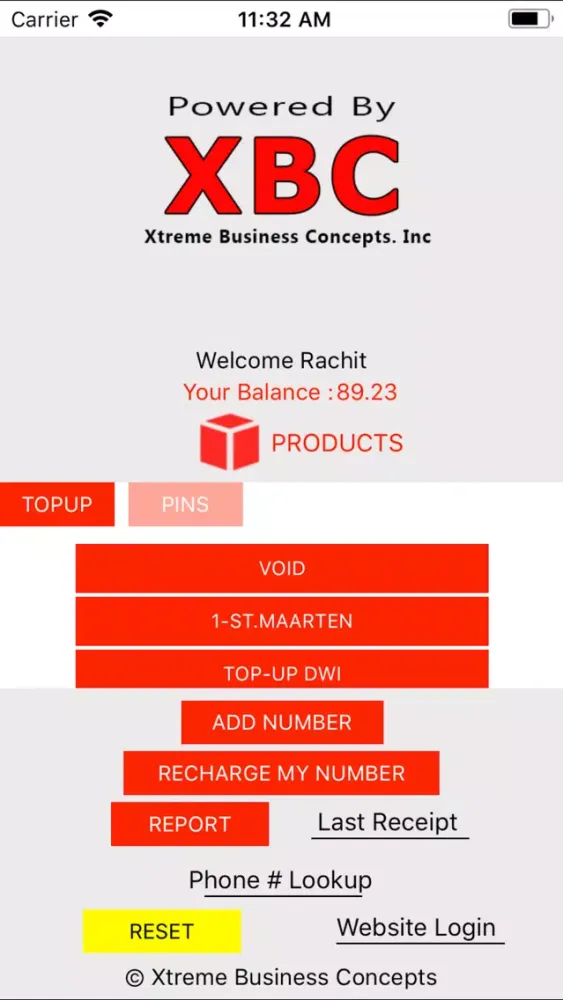 Screenshot di Xtreme TopUp App