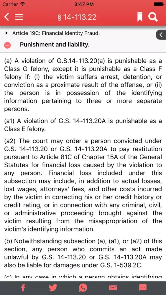 Скриншоты NC Criminal Law