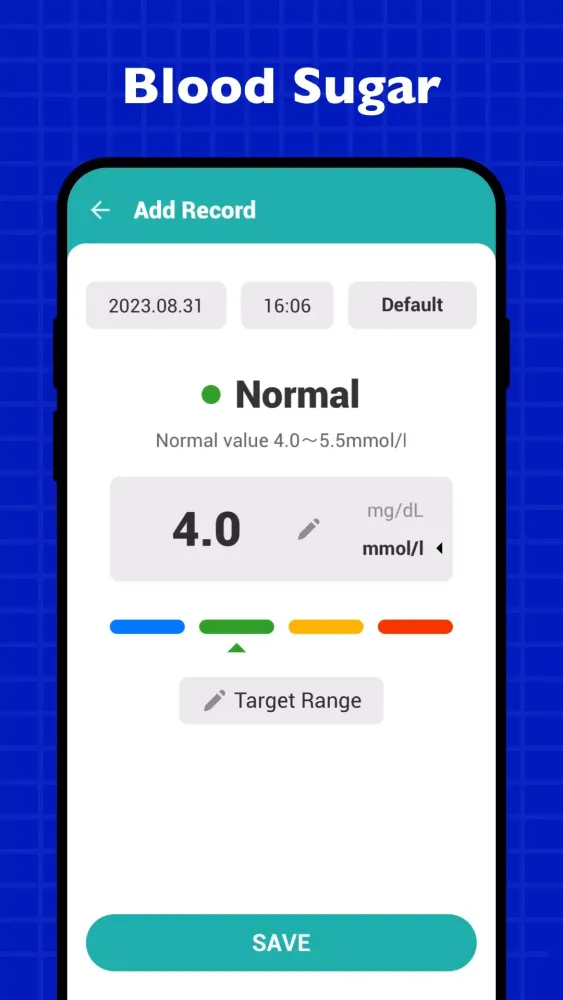 ภาพหน้าจอของ Blood Sugar & Pressure Tracker