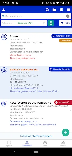Zrzuty ekranu R-SALES "Ventas Remotas"