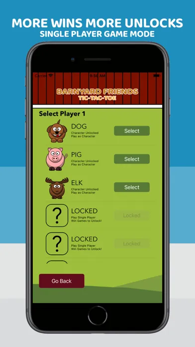 Captures d'écran de Barnyard Friends TicTacToe