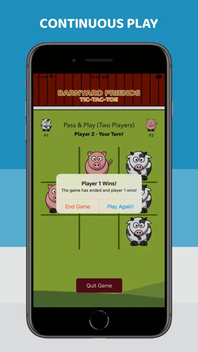 Captures d'écran de Barnyard Friends TicTacToe