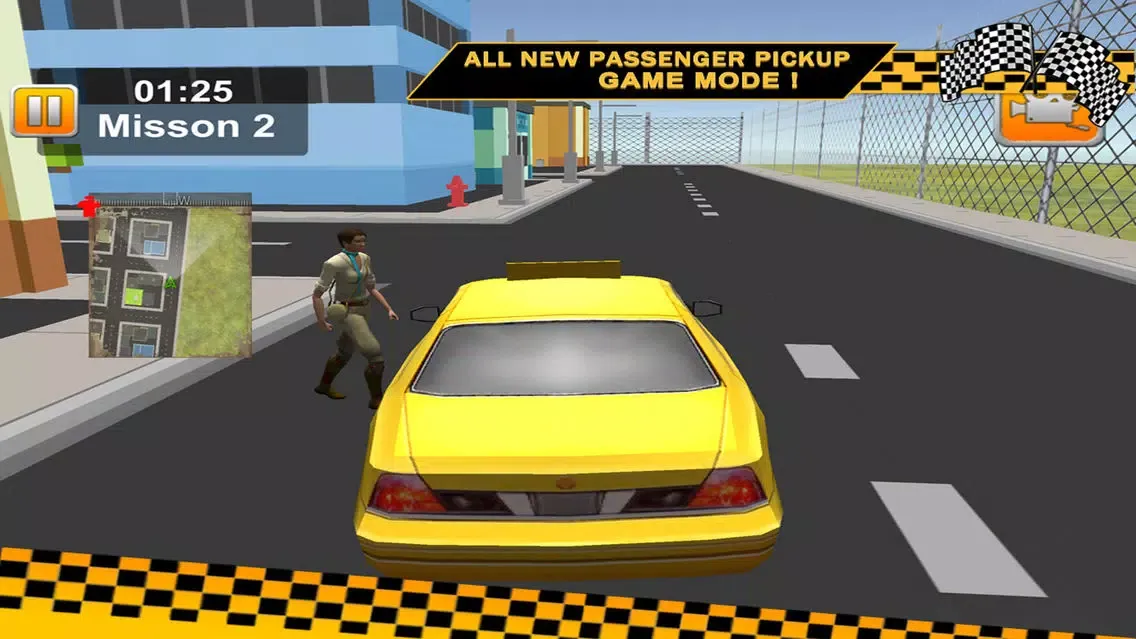 3D Taxi Car Driver Parking Game Screenshots