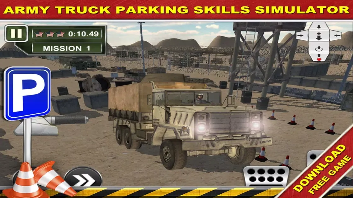 Скриншоты Army Truck, Jeep, Van - 3D Parking Game
