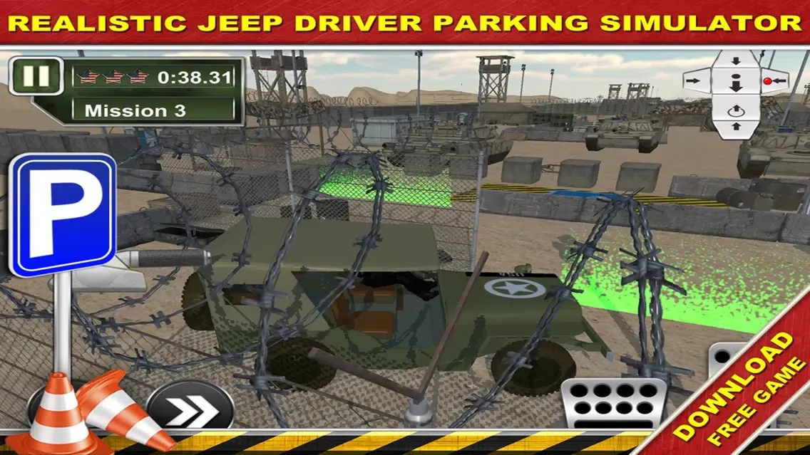Скриншоты Army Truck, Jeep, Van - 3D Parking Game