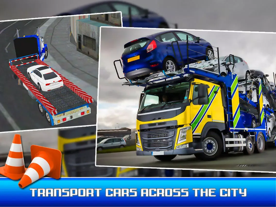 City Car Transport Truck Parking Simulator iPad  سکرین شاٹس
