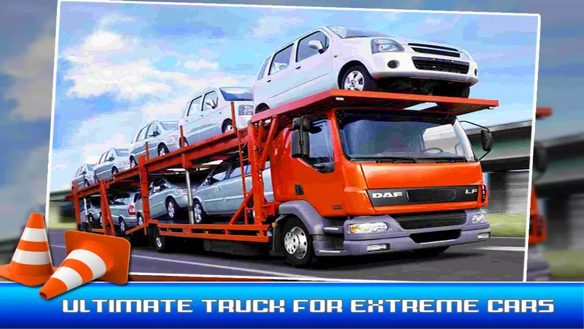 City Car Transport Truck Parking Simulator سکرین شاٹس