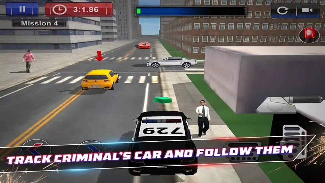 Zrzuty ekranu Criminal Chase - Police Car Driver 3D Simulator